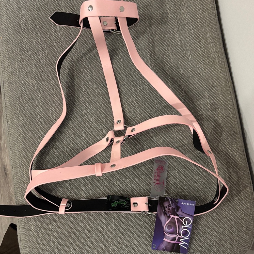 Glow Pink Harness Belt